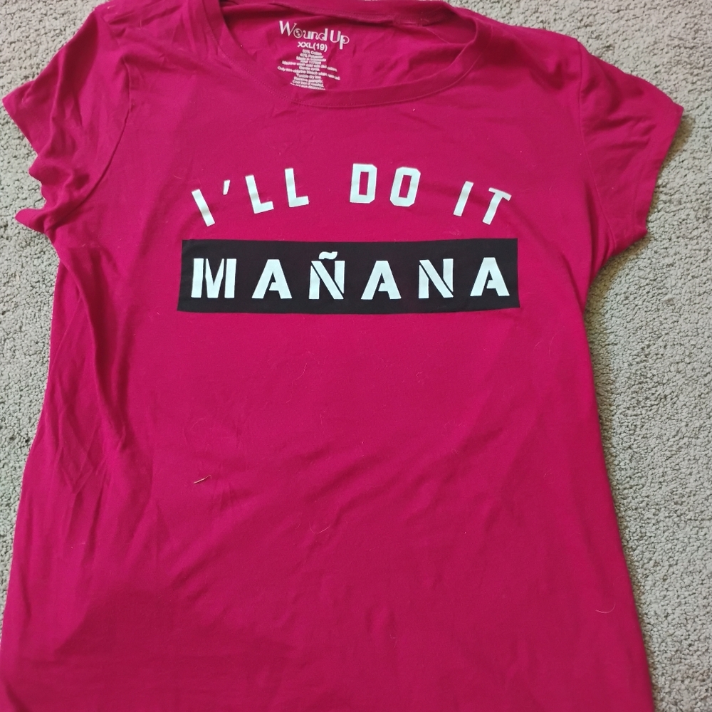 Wound Up Pink Graphic Tee